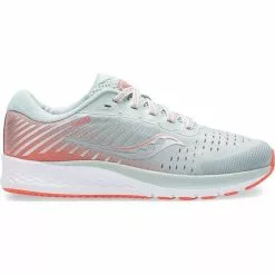 Saucony Kid's Guide 13 (2 - Grey/Coral)