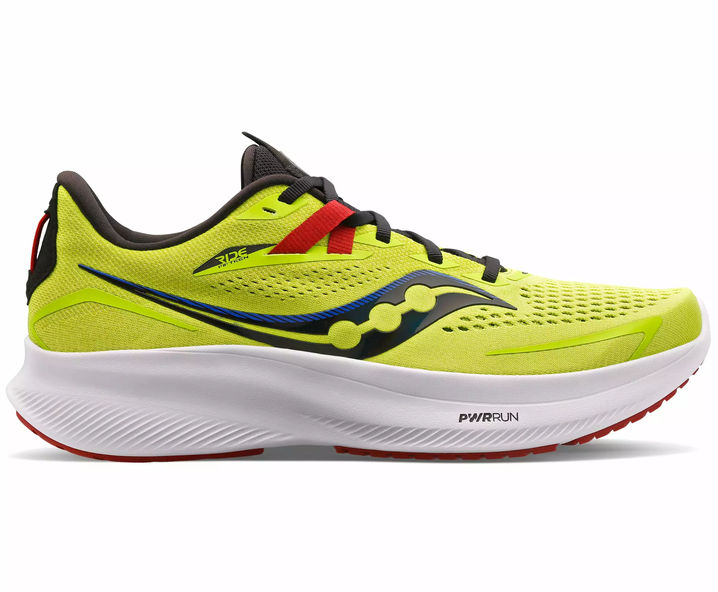 Saucony Men's Ride 15 (25 - Acid Lime/Spice) 1 Saucony Men's Ride 15 (25 - Acid Lime/Spice)