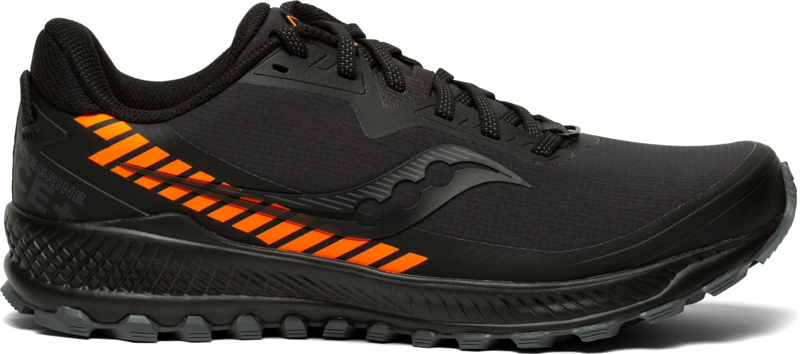 Saucony Men's Peregrine ICE+ 2 (1 - Black/Vizi) 1 Saucony Men's Peregrine ICE+ 2 (1 - Black/Vizi)