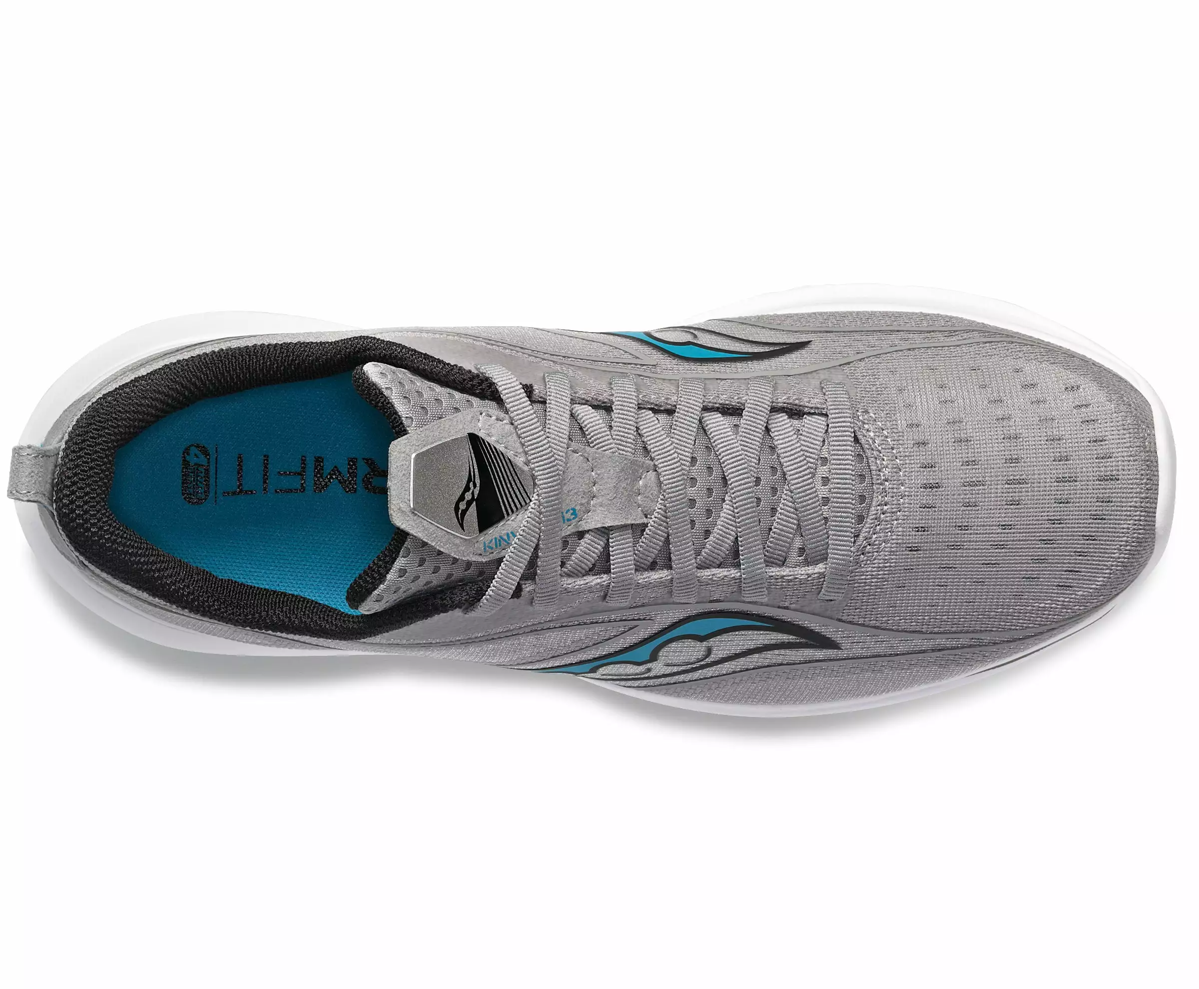 Saucony Men's Kinvara 13 (15 - Alloy/Topaz) 3 Saucony Men's Kinvara 13 (15 - Alloy/Topaz) - Image 3