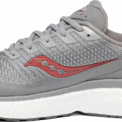 Saucony Men's Triumph 18 (30 - Alloy/red) -Balega Shop 50200724 B78B 41AC A7AC C867302C42A6 2325x1120