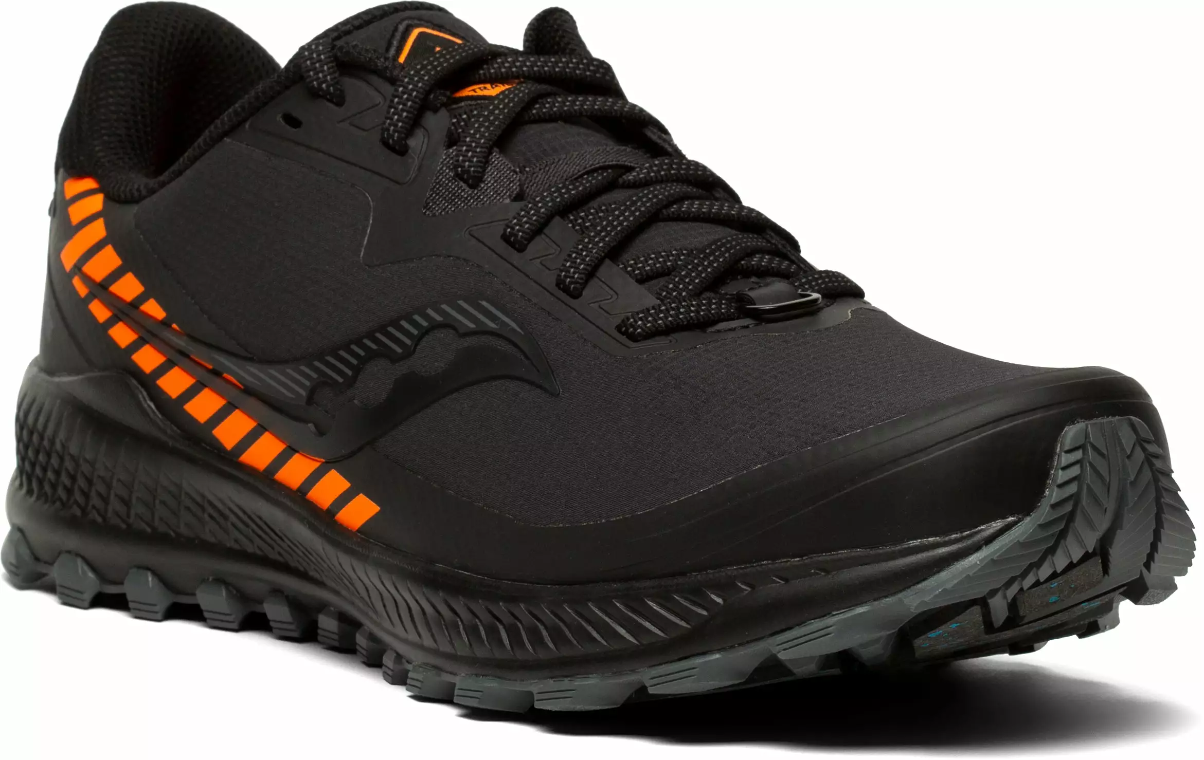 Saucony Men's Peregrine ICE+ 2 (1 - Black/Vizi) 3 Saucony Men's Peregrine ICE+ 2 (1 - Black/Vizi) - Image 3