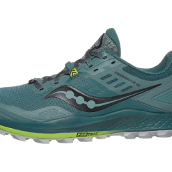 Saucony Men's Peregrine 10 (30 - Steel/green)