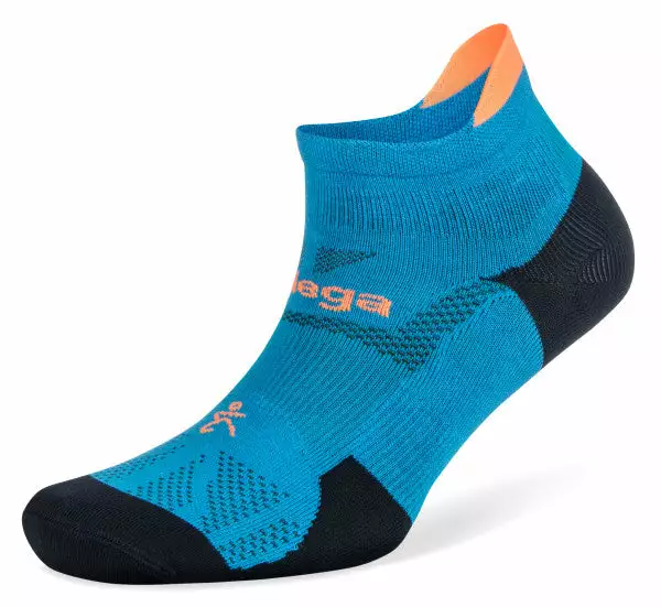Balega Hidden Dry Running Socks (Bright Turquoise/Navy) 1 Balega Hidden Dry Running Socks (Bright Turquoise/Navy)
