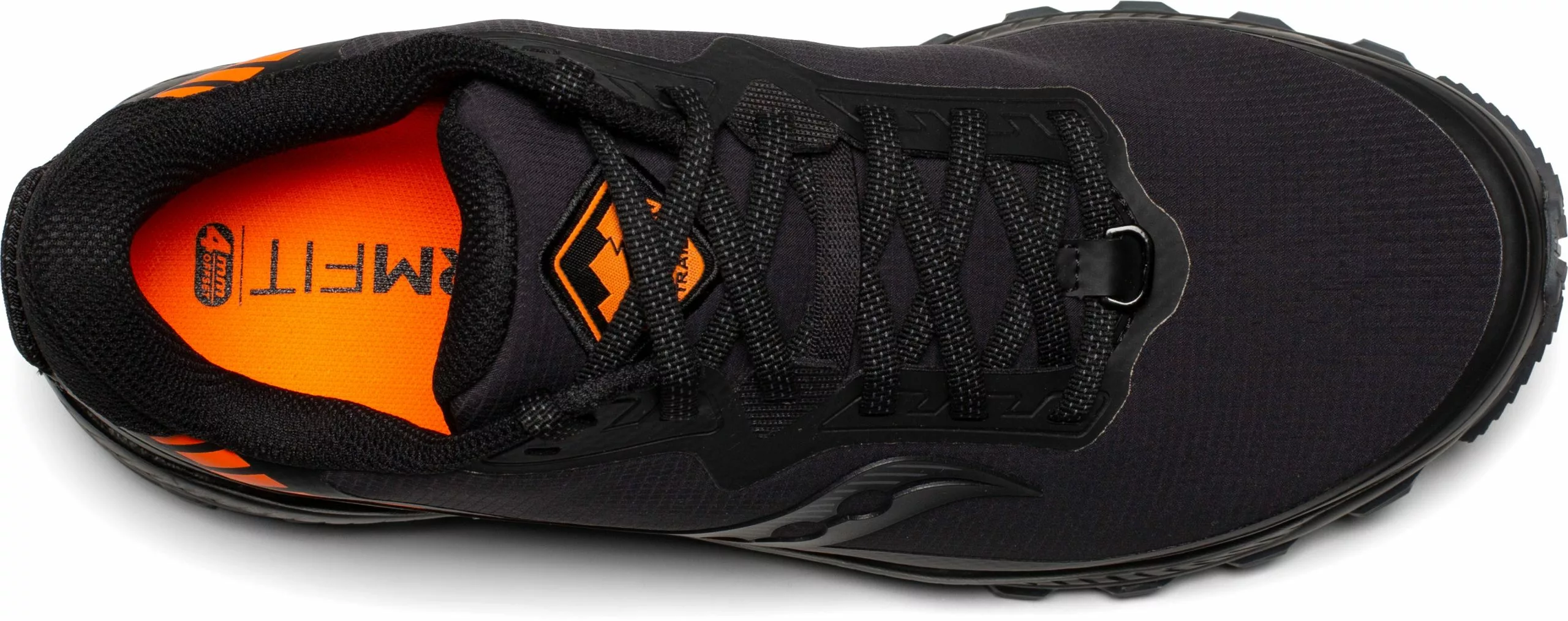 Saucony Men's Peregrine ICE+ 2 (1 - Black/Vizi) 4 Saucony Men's Peregrine ICE+ 2 (1 - Black/Vizi) - Image 4