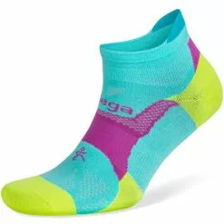 Balega Hidden Dry Running Socks (Neon Aqua/Neon Lime)