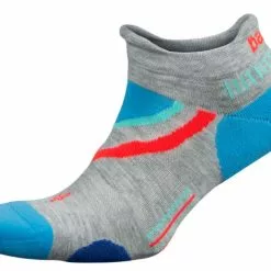 Balega UltraGlide No Show Running Socks (Mid Grey/Ethereal Blue)