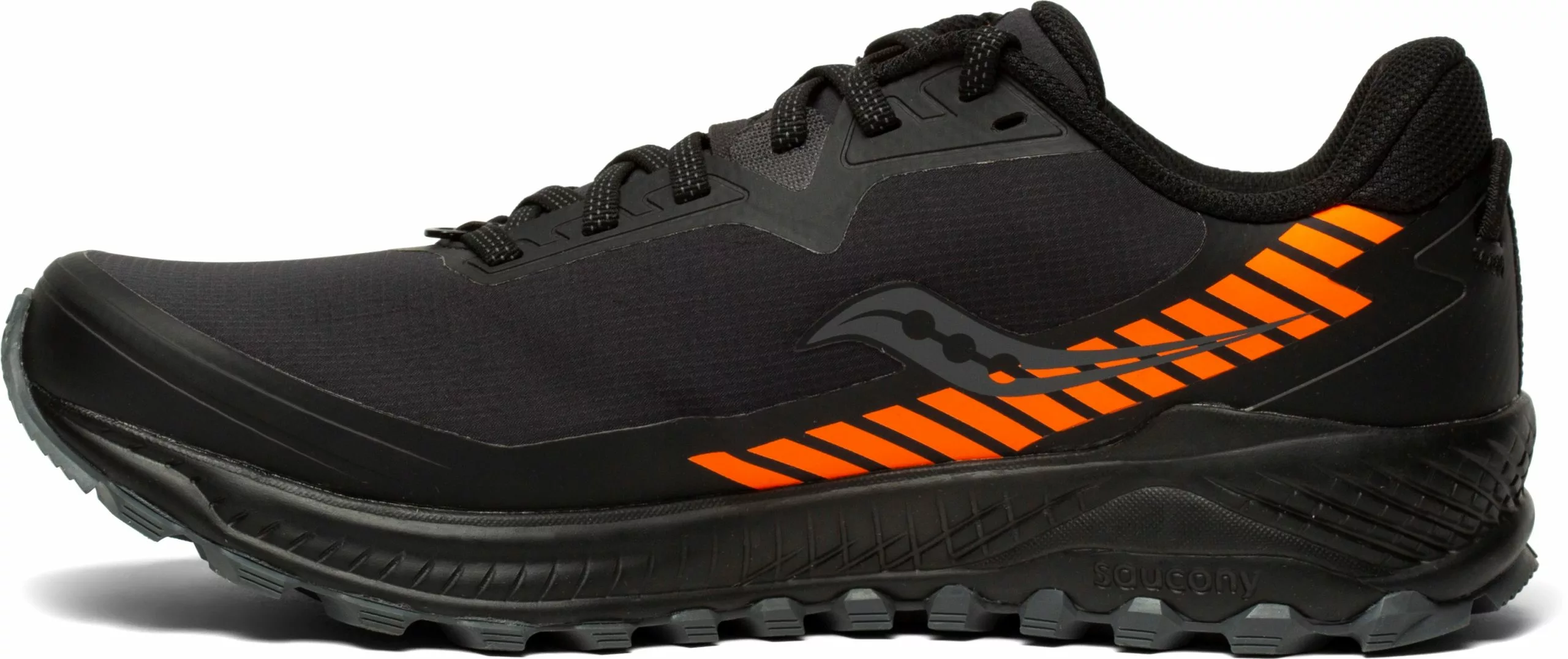 Saucony Men's Peregrine ICE+ 2 (1 - Black/Vizi) 2 Saucony Men's Peregrine ICE+ 2 (1 - Black/Vizi) - Image 2