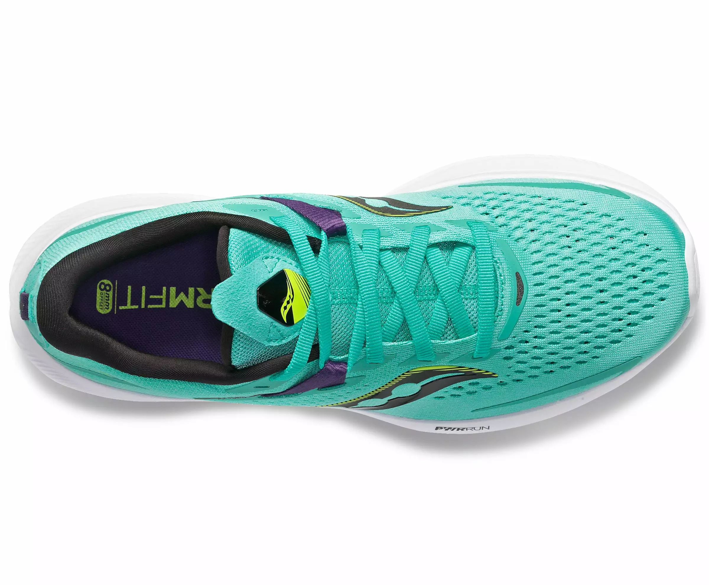 Saucony Women's Ride 15 (26 - Cool Mint/Acid) 3 Saucony Women's Ride 15 (26 - Cool Mint/Acid) - Image 3