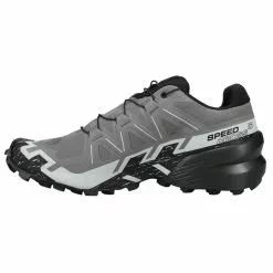 Salomon Men's Speedcross 6 Quiet Shade/Black/Pearl Blue) -Balega Shop L41738000 3l 1000x1000