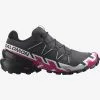 Salomon Women’s Speedcross 6 (Ebony/White/Very Berry) -Balega Shop L41743000 938d2c9900a92cc97df9652731e59e61 810x810