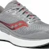 Saucony Men's Triumph 18 (30 - Alloy/red) -Balega Shop MTriumph18 30 5 1115x700