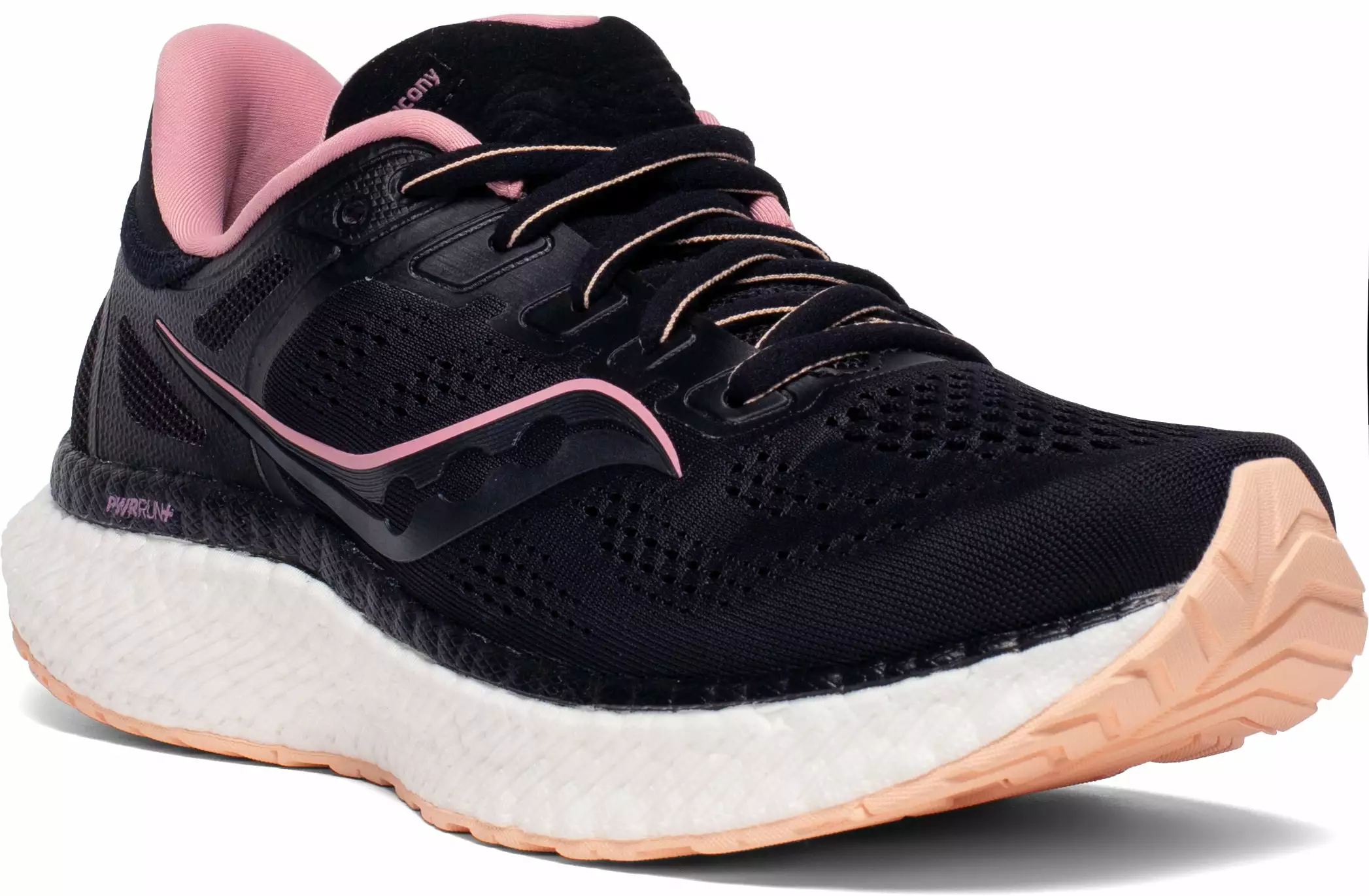 Saucony Women's Hurricane 23 (45 - Black/Rosewater) 3 Saucony Women's Hurricane 23 (45 - Black/Rosewater) - Image 3