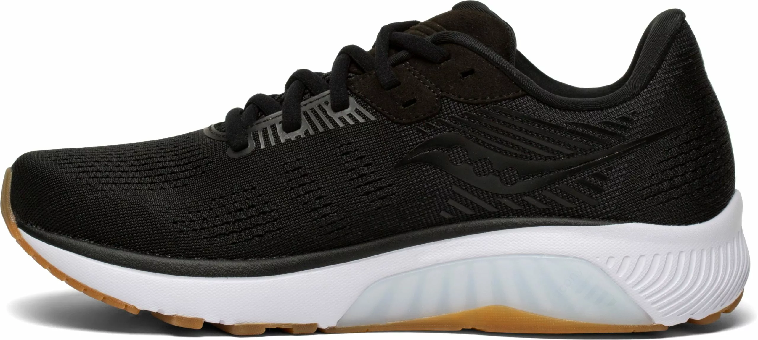 Saucony Women's Guide 14 (12 - Black/Gum) 2 Saucony Women's Guide 14 (12 - Black/Gum) - Image 2