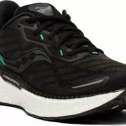 Saucony Women's Triumph 19 (10 - Black/White) -Balega Shop S10678 10 5 2274x1551