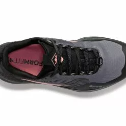 Saucony Women's Peregrine 12 GTX (20 - Charcoal/Shell) 8 Saucony Women's Peregrine 12 GTX (20 - Charcoal/Shell) -Balega Shop S10740 20 3 2400x1980