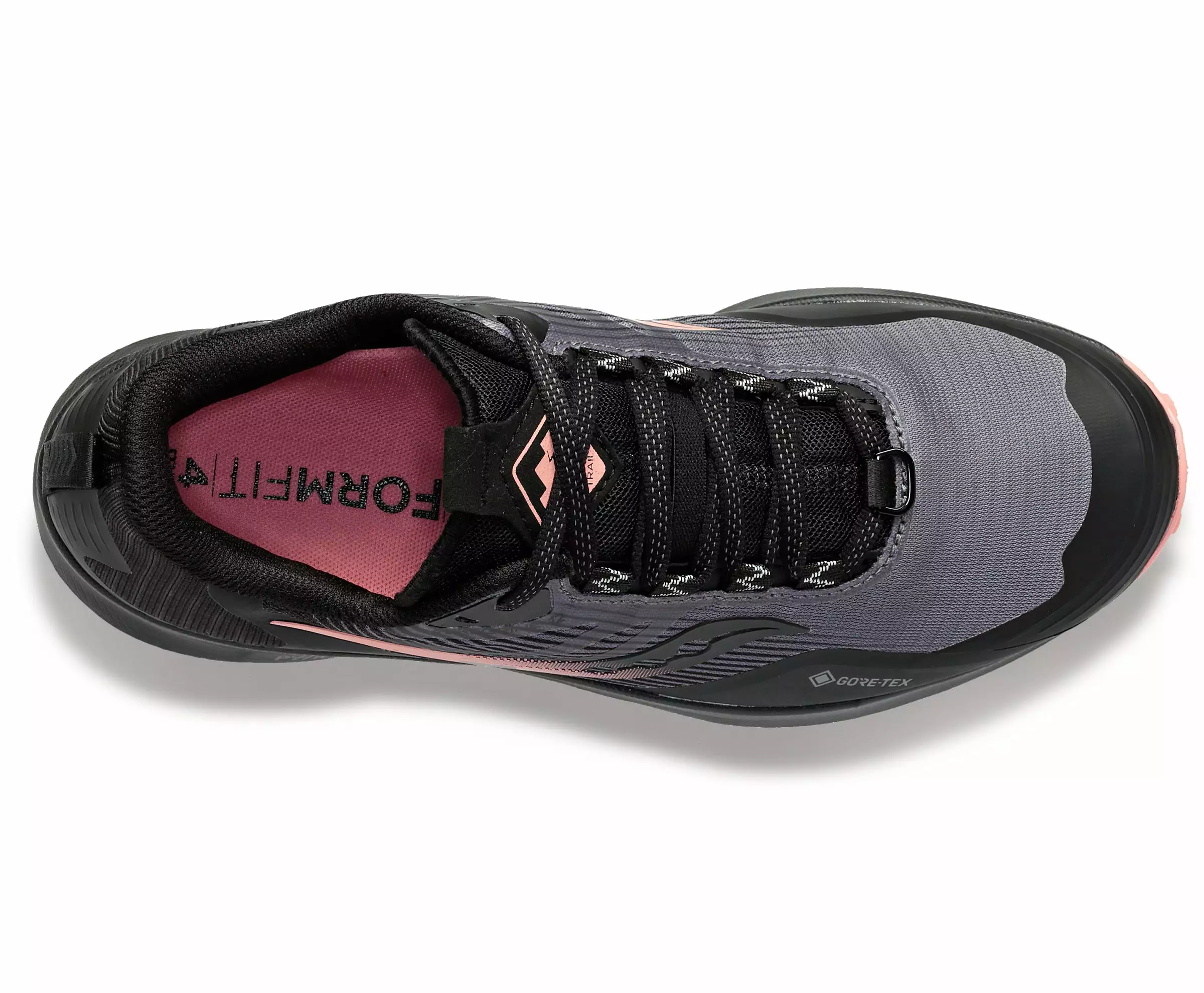Saucony Women's Peregrine 12 GTX (20 - Charcoal/Shell) 4 Saucony Women's Peregrine 12 GTX (20 - Charcoal/Shell) - Image 4