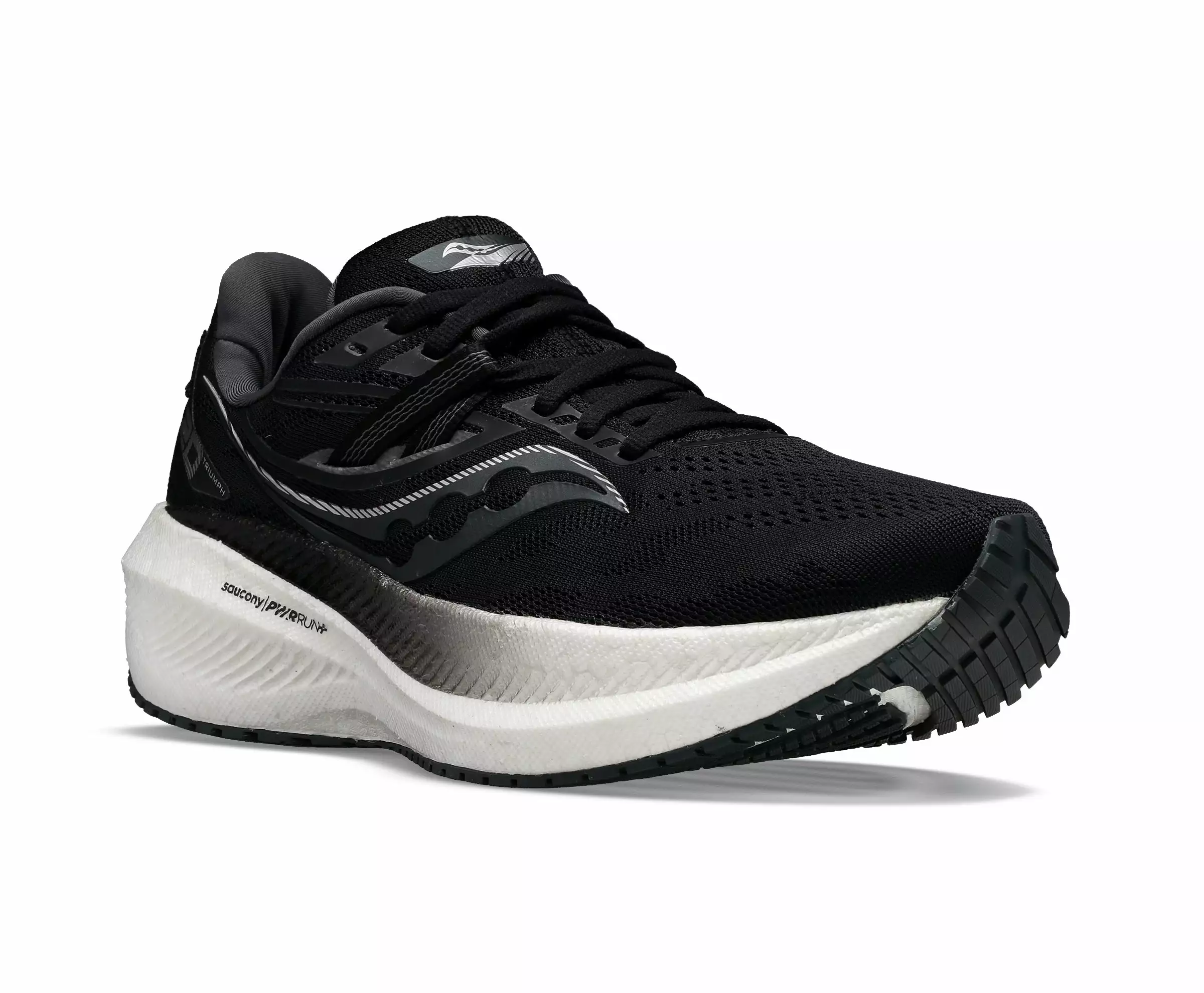 Saucony Women's Triumph 20 (10 - Black/White) 2 Saucony Women's Triumph 20 (10 - Black/White) - Image 2