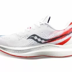 Saucony Women's Endorphin Speed 2 (76 - Red/White/Blue) -Balega Shop S20688 76 3 1e93f84f 8161 4179 9aa2 54dee261c215 2400x1980