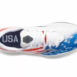 Saucony Women's Endorphin Speed 2 (76 - Red/White/Blue) -Balega Shop S20688 76 5 d9a8ee3f 8945 4f80 8cf1 3a690df671ca 2400x1980