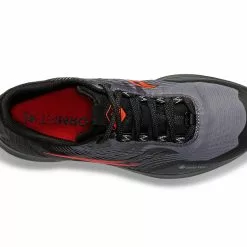 Saucony Men's Peregrine 12 GTX (20 - Charcoal/Black) -Balega Shop S20740 20 3 2400x1980