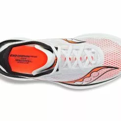 Saucony Men's Endorphin Pro 3 (85 - Black/White/Vizi Red) -Balega Shop S20755 85 3 2400x1980