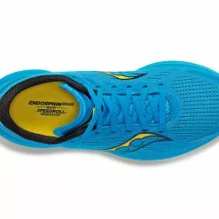 Saucony Men's Endorphin Speed 3 (32 - Ocean/VIZI Gold) -Balega Shop S20756 32 3 2400x1980