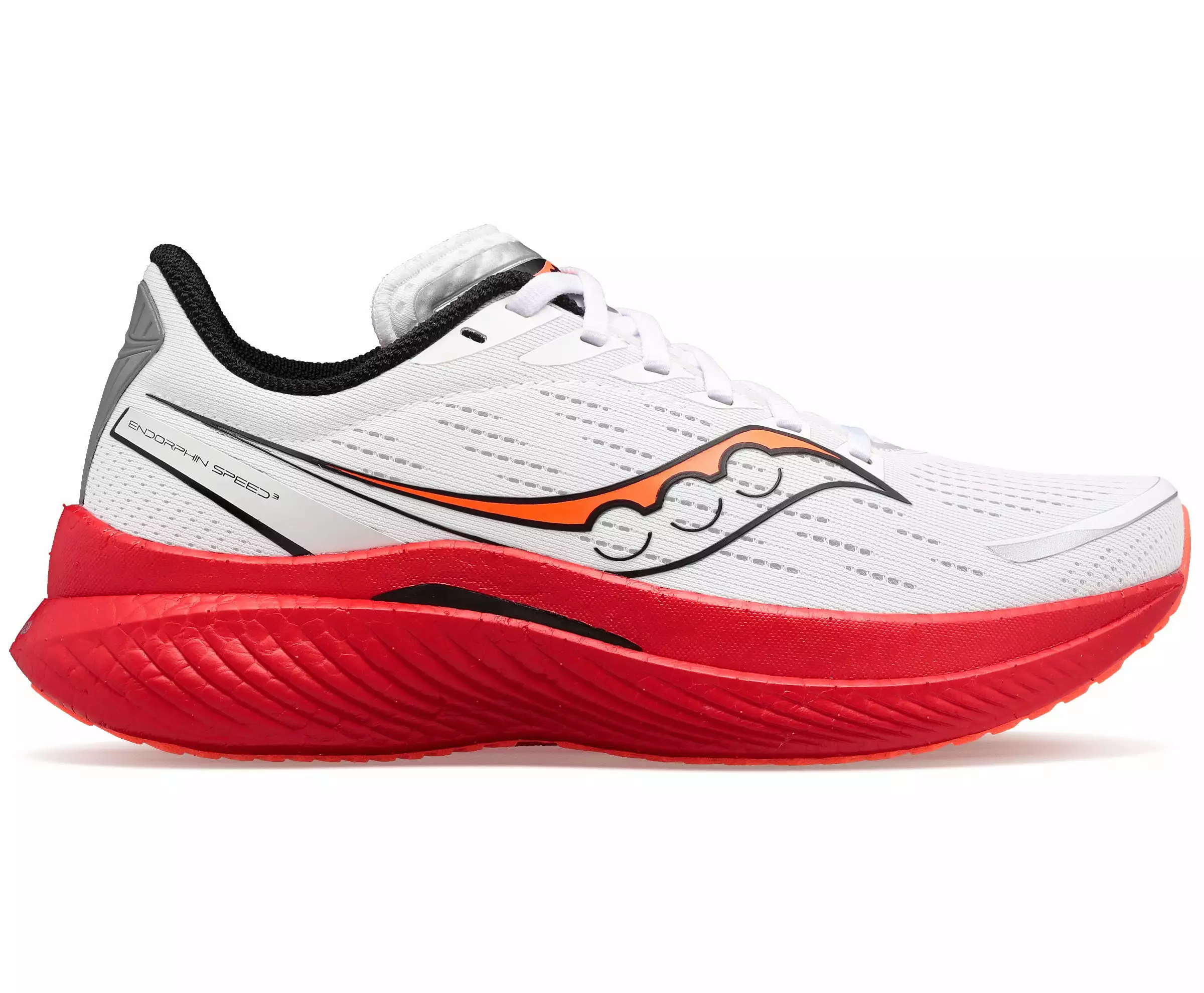 Saucony Men's Endorphin Speed 3 (85 - White/Black VIZI) 1 Saucony Men's Endorphin Speed 3 (85 - White/Black VIZI)