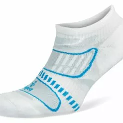 Balega UltraLight No Show Running Socks (White/French Blue)