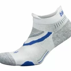 Balega UltraGlide No Show Running Socks (White/Midgrey)